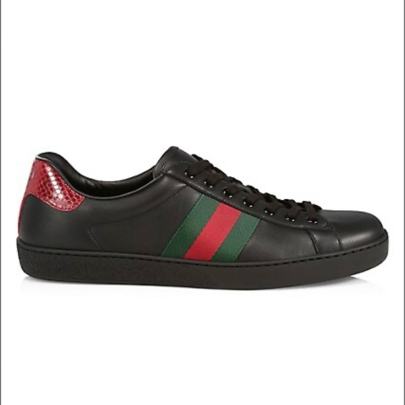 GUCCI NEW Ace Low Top Sneakers: Unisex size 40- 6.5 Men Never Worn Firm Price! - Picture 3 of 12